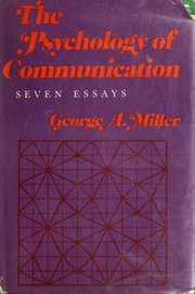 Cover of: The psychology of communication: seven essays