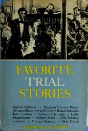 Cover of: Favorite trial stories: fact and fiction