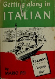 Cover of: Getting along in Italian: a Holiday magazine language book