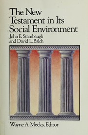 Cover of: The New Testament in its social environment