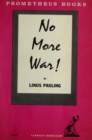 Cover of: No more war!