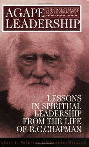 Cover of: Agape leadership