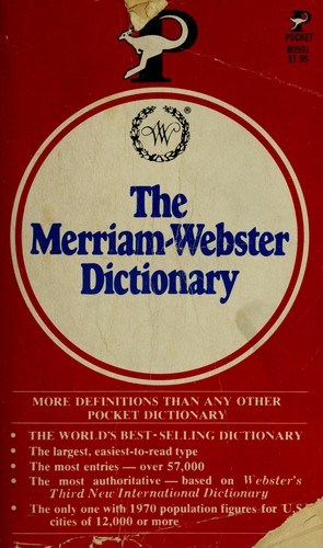 M Webstr Pk Dict R