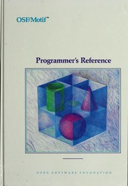 Cover of: Osf/Motif Programmer's Reference (Osf/Motif Series/Revision 1.0) by Open Software Foundation