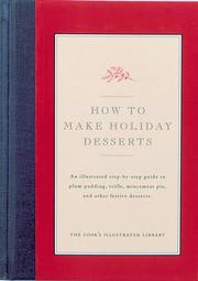 Cover of: How to Make Holiday Desserts