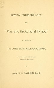 Cover of: Review extraordinary of "Man and the glacial period,"