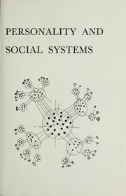 Cover of: Personality and social systems by Neil J. Smelser
