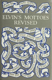 Cover of: Elvin's Handbook of mottoes.