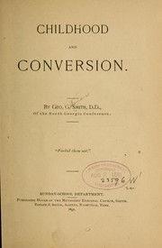 Cover of: Childhood and conversion.