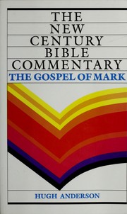 Cover of: The Gospel of Mark by Hugh Anderson
