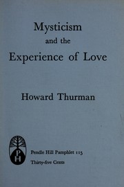 Cover of: Mysticism and the experience of love