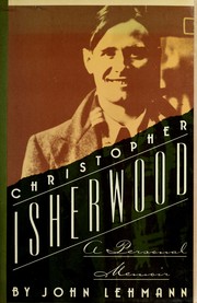 Cover of: Christopher Isherwood: a personal memoir