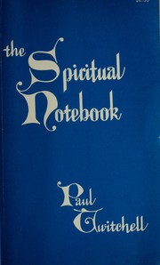 Cover of: The spiritual notebook.
