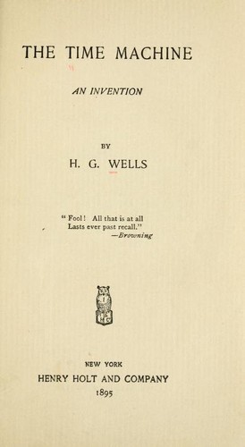 hg wells the time machine 1895