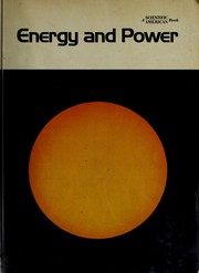Cover of: Energy and power.
