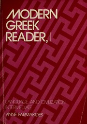 Cover of: Modern Greek reader, I