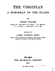 Cover of: The Virginian: a horseman of the plains