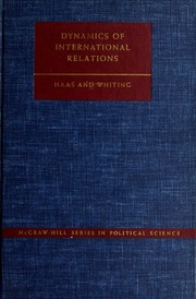 Cover of: Dynamics of international relations by Ernst B. Haas