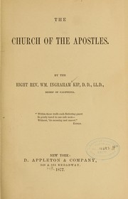 Cover of: The church of the Apostles