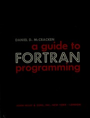 Cover of: A guide to FORTRAN programming.