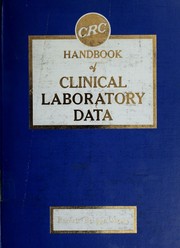 Cover of: Handbook of clinical laboratory data.