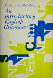 Cover of: An introductory English grammar by Norman C. Stageberg