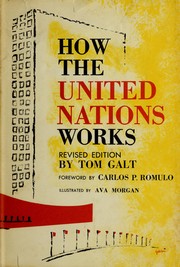 Cover of: How the United Nations works