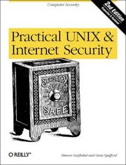 Practical UNIX Security by Simson Garfinkel, Gene Spafford