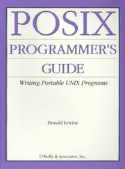 Cover of: POSIX programmer's guide by Donald A. Lewine