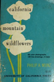 Cover of: California mountain wildflowers