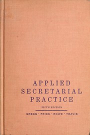 Cover of: Applied secretarial practice