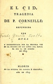 Cover of: El Cid by Pierre Corneille