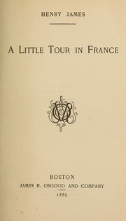 Cover of: A little tour in France