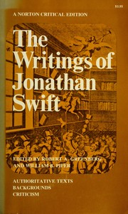 Cover of: The writings of Jonathan Swift: authoritative texts, backgrounds, criticism