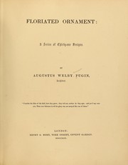 Cover of: Floriated ornament: a series of thirty-one designs