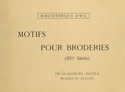 Cover of: Motifs pour broderies: (IIIme s©♭rie)