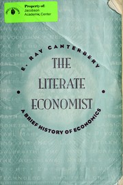 Cover of: The Literate Economist by E. Ray Canterbery