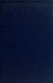 Cover of: A history of the Far East in modern times by Harold Monk Vinacke
