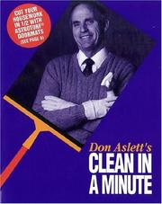 Cover of: Don Aslett's Clean in a Minute by Don Aslett