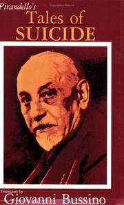 Cover of: Tales of Suicide: A Selection from Luigi Pirandello's Short Stories for a Year