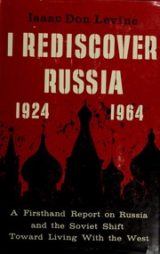 Cover of: I rediscover Russia.