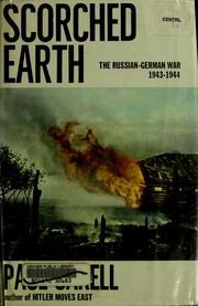 Cover of: Scorched Earth: The Russian-German war, 1943-1944