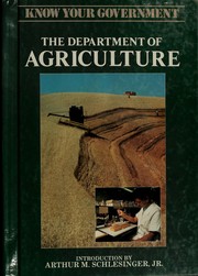 Cover of: The Department of Agriculture by R. Douglas Hurt