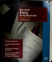Cover of: Mastering Excel on the Macintosh