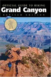 Cover of: Official Guide to Hiking the Grand Canyon by Scott Thybony