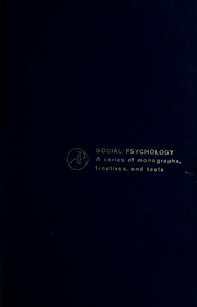 Cover of: Artifact in Behavioural Research (Social Psychological Monograph)