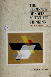Cover of: The elements of social scientific thinking