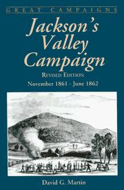 Jackson's Valley campaign by Martin, David G.