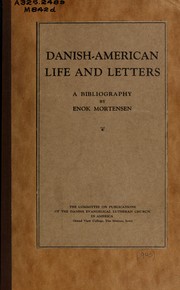 Cover of: Danish-American life and letters
