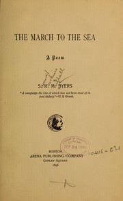 Cover of: The march to the sea: a poem